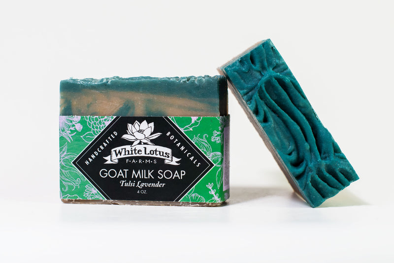 Tulsi-Lavender Goat Milk Soap